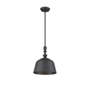 Berg 1-Light Pendant in Matte Black