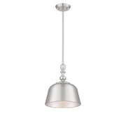 Berg 1-Light Pendant in Satin Nickel