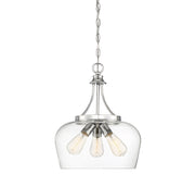 Octave 3-Light Pendant in Polished Chrome