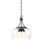Octave 3-Light Pendant in English Bronze