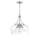 Octave 3-Light Pendant in Satin Nickel