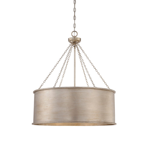 Rochester 6-Light Pendant in Silver Patina