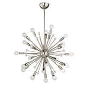 Galea 24-Light Chandelier in Polished Nickel