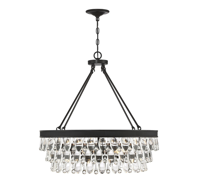 Windham 6-Light Pendant in English Bronze