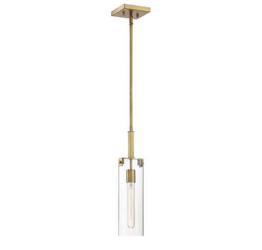 Winfield 1-Light Mini-Pendant in Warm Brass