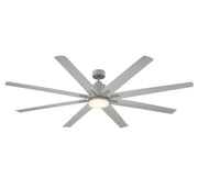 Bluffton 1-Light 72" Ceiling Fan in Grey Wood