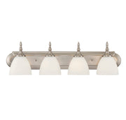 Herndon 4-Light Bath Vanity in Satin Nickel