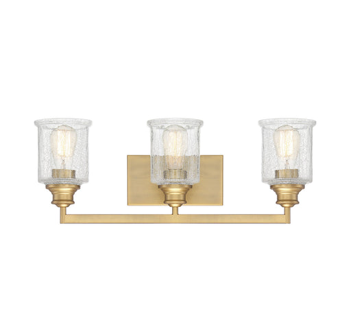 Hampton 3-Light Bath in Warm Brass