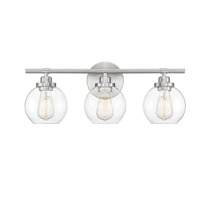 Carson 3-Light Bath in Satin Nickel