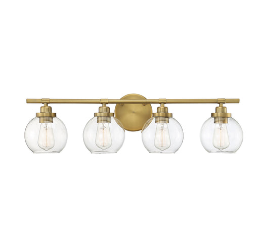 Carson 4-Light Bath in Warm Brass