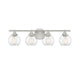 Carson 4-Light Bath in Satin Nickel
