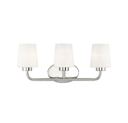 Capra 3-Light Bath in Polished Nickel