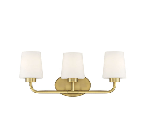Capra 3-Light Bath in Warm Brass