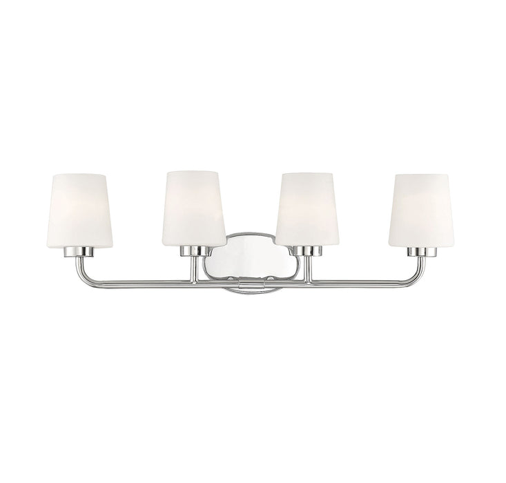 Capra 4-Light Bath in Polished Nickel