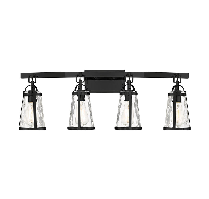 Albany 4-Light Bath in Black
