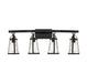 Albany 4-Light Bath in Black
