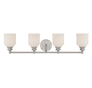 Melrose 4-Light Bath Vanity in Satin Nickel