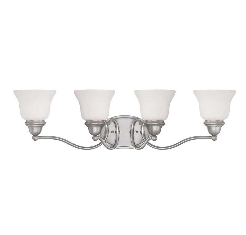 Yates 4-Light Bath Vanity in Pewter