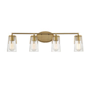 Sacremento 4-Light Bath in Warm Brass
