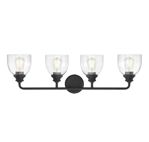 Vale 4-Light Bath in Black