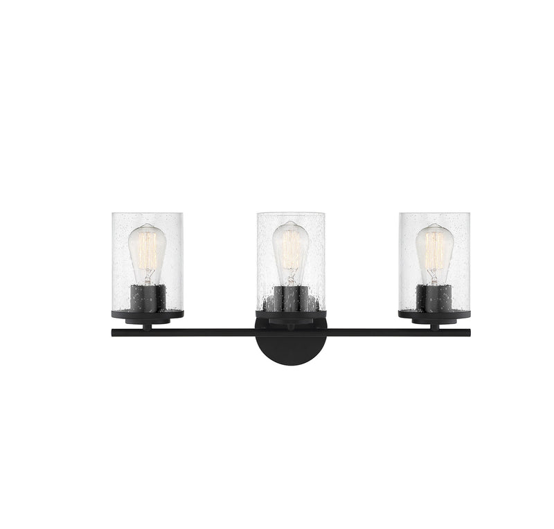 Marshall 3-Light Bath in Matte Black