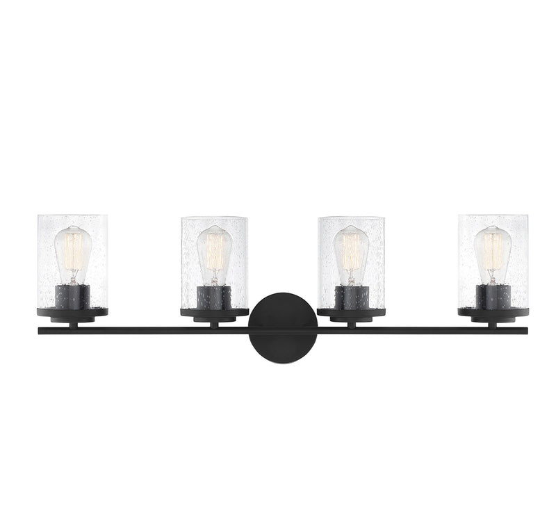 Marshall 4-Light Bath in Matte Black