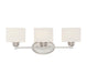 Kane 3-Light Bath Vanity in Satin Nickel