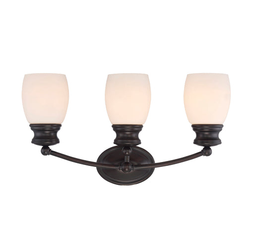 Elise 3-Light Bath Vanity in English Bronze