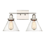 Drake 2-Light Bath Vanity in Polished Nickel