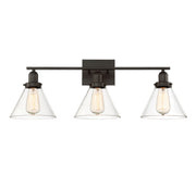 Drake 3-Light Bath Vanity in English Bronze