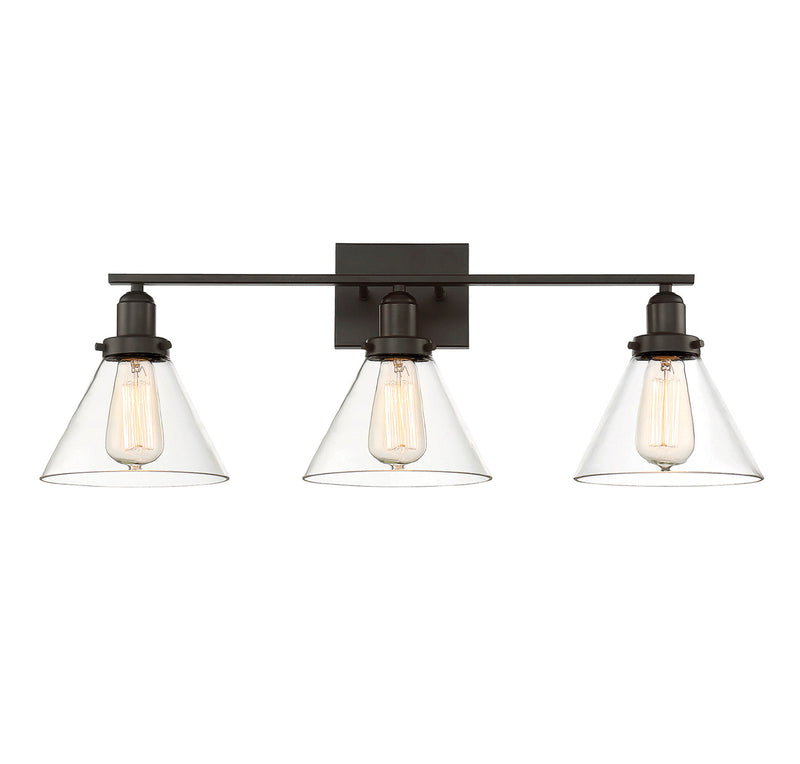 Drake 3-Light Bath Vanity in English Bronze