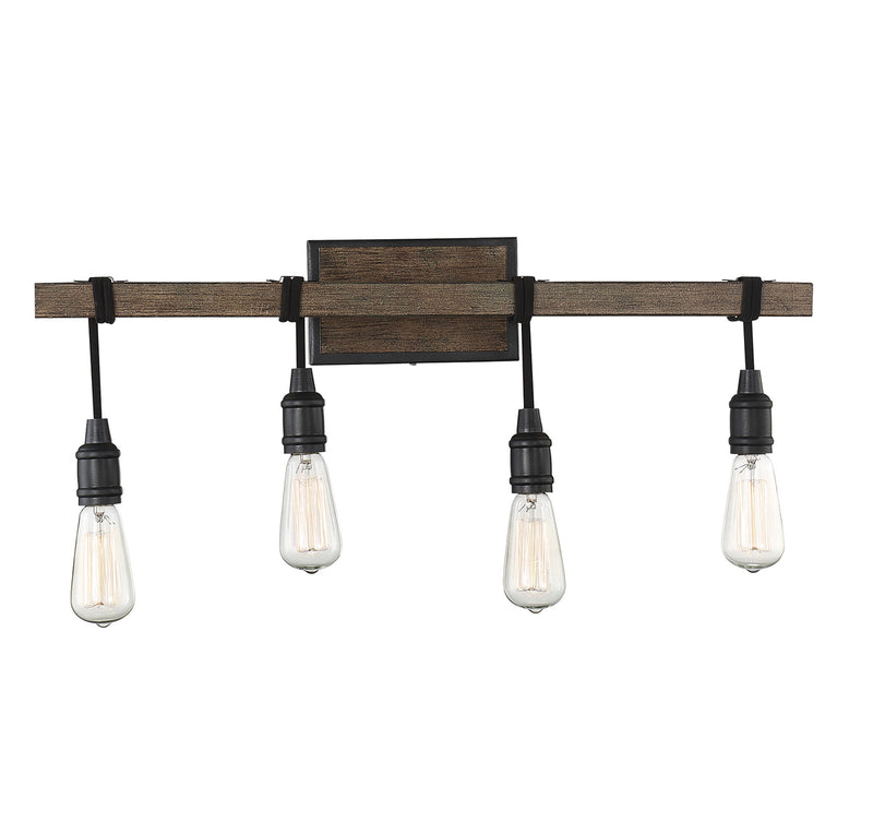 Burgess 4-Light Bath Vanity in Durango