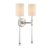 Fremont 2-Light Sconce in Polished Nickel
