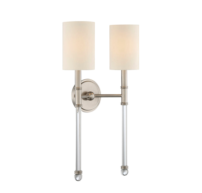 Fremont 2-Light Sconce in Satin Nickel