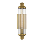 Pike 1-Light Sconce in Warm Brass
