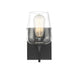 Octave 1-Light Sconce in Black