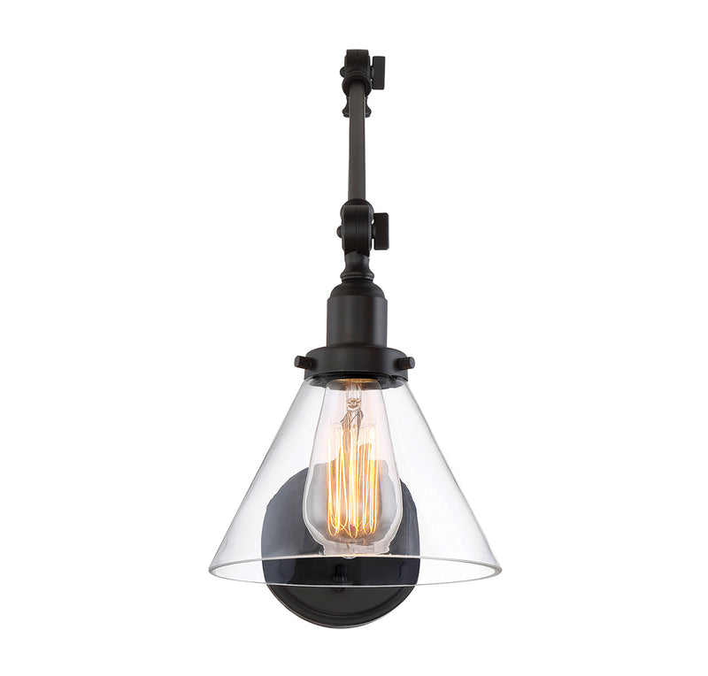 Drake 1-Light Sconce in English Bronze