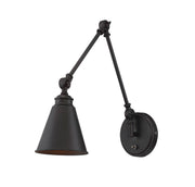 Morland 1-Light Sconce in English Bronze