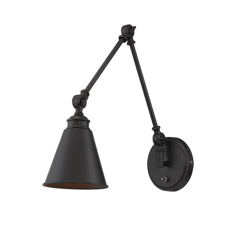 Morland 1-Light Sconce in English Bronze