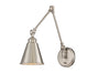 Morland 1-Light Sconce in Satin Nickel