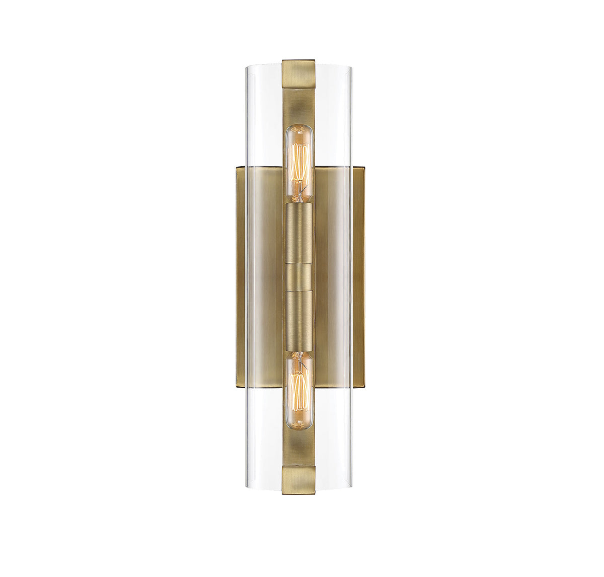 Winfield 2-Light Sconce in Warm Brass