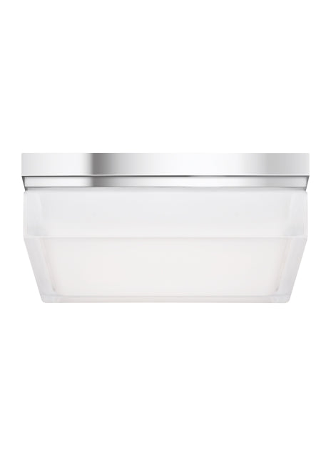 Boxie Large Flush Mount in Chrome