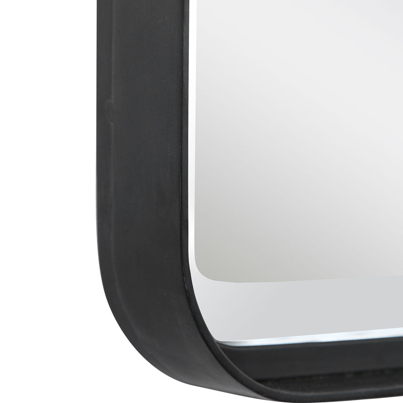 Uttermost's Croften Black Vanity Mirror Designed by Grace Feyock - Lamps Expo