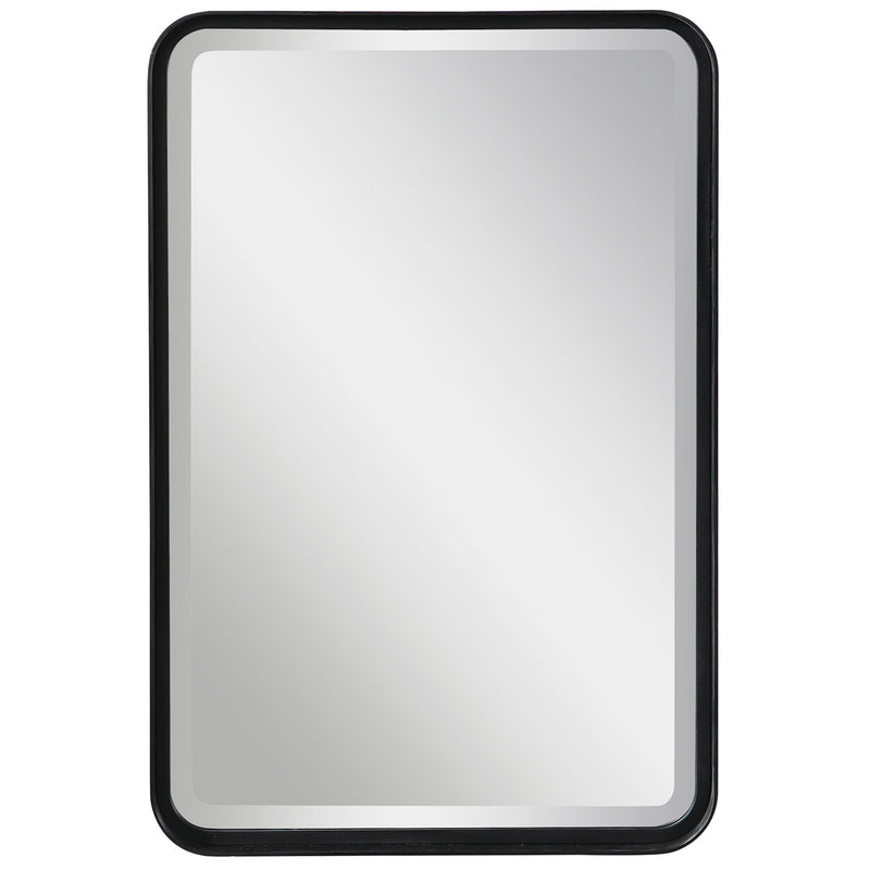 Uttermost's Croften Black Vanity Mirror Designed by Grace Feyock - Lamps Expo