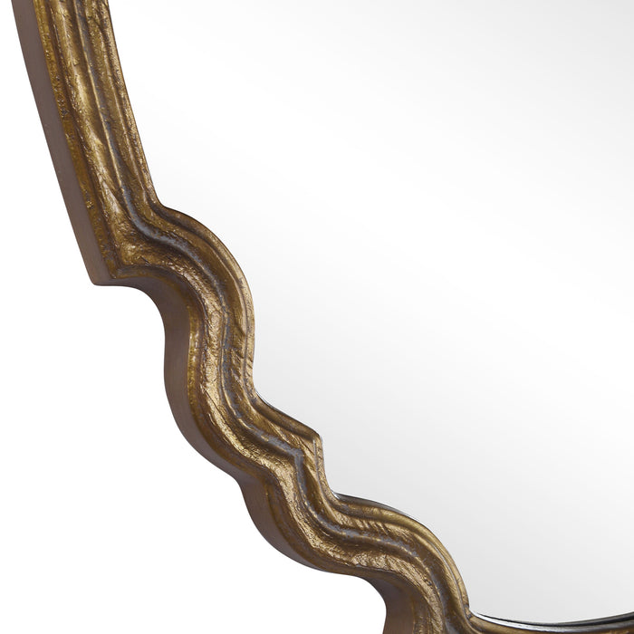 Uttermost's Ariane Gold Oval Mirror Designed by Grace Feyock - Lamps Expo