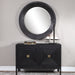 Uttermost's Frazier Round Industrial Mirror Designed by John Kowalski - Lamps Expo