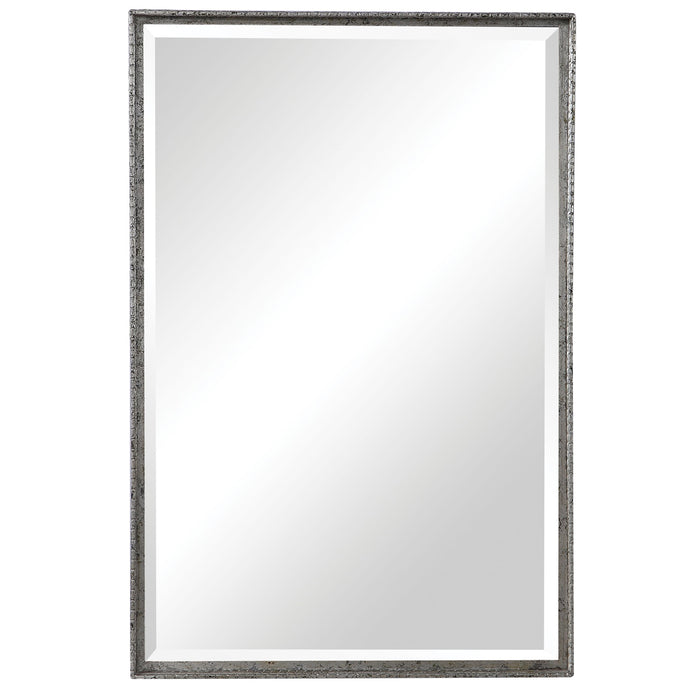 Uttermost's Callan Silver Vanity Mirror Designed by Grace Feyock