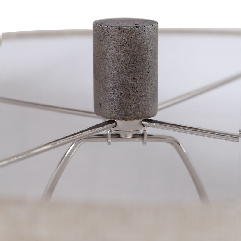 Uttermost's Pelia Light Aqua Table Lamp Designed by John Kowalski - Lamps Expo