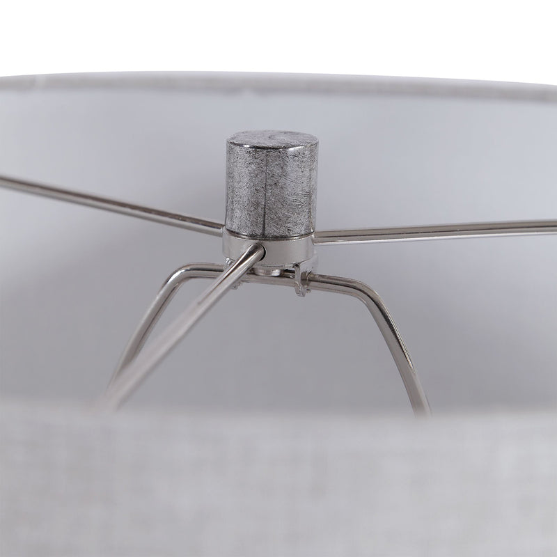 Uttermost's Mikkel Charcoal Table Lamp Designed by John Kowalski - Lamps Expo