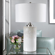 Uttermost's Georgios Cylinder Table Lamp Designed by Carolyn Kinder - Lamps Expo
